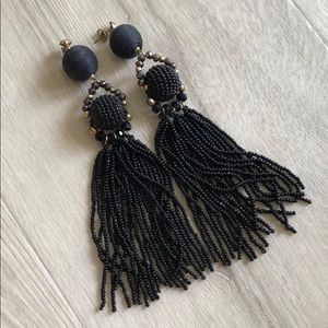 Zara Beaded Tassels Earrings